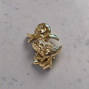 Vintage Gerry’s Duck Brooch – Gold Tone Animal Pin